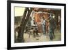 Mexican Glass Blowers-null-Framed Premium Giclee Print