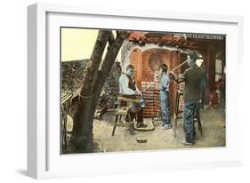 Mexican Glass Blowers-null-Framed Art Print