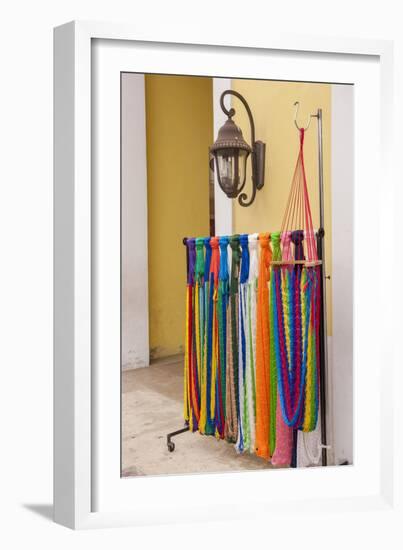 Mexican Handcrafts, Hammocks for Sale, Cozumel, San Miguel, Mexico-Lisa S. Engelbrecht-Framed Photographic Print