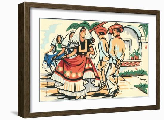 Mexican Hat Dance-null-Framed Art Print