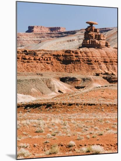 Mexican Hat Rock in Mexican Hat, Utah, United States of America, North America-Kober Christian-Mounted Photographic Print