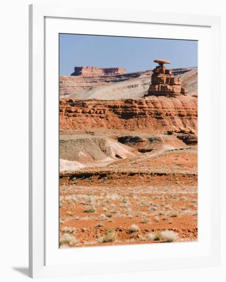 Mexican Hat Rock in Mexican Hat, Utah, United States of America, North America-Kober Christian-Framed Photographic Print