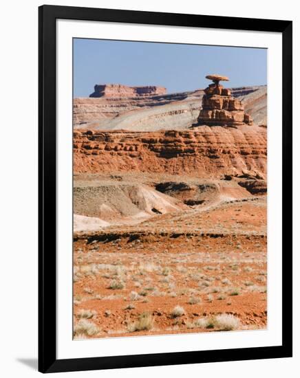 Mexican Hat Rock in Mexican Hat, Utah, United States of America, North America-Kober Christian-Framed Photographic Print