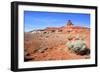 Mexican Hat Rock in the San Juan River Valley, on Highway 261, Utah-Richard Wright-Framed Photographic Print