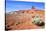 Mexican Hat Rock in the San Juan River Valley, on Highway 261, Utah-Richard Wright-Stretched Canvas