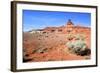 Mexican Hat Rock in the San Juan River Valley, on Highway 261, Utah-Richard Wright-Framed Photographic Print