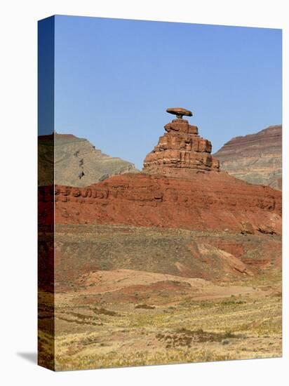 Mexican Hat Rock, Near Mexican Hat, Utah, USA-Gavin Hellier-Stretched Canvas