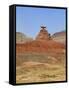 Mexican Hat Rock, Near Mexican Hat, Utah, USA-Gavin Hellier-Framed Stretched Canvas