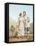 Mexican Indian Costume-Pierre Antoine Marchais-Framed Stretched Canvas