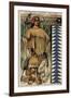 Mexican Indian Warrior Chief, 14th Century-null-Framed Giclee Print