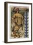 Mexican Indian Warrior Chief, 14th Century-null-Framed Giclee Print