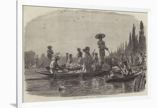 Mexican Indians Taking Fruit to Market-null-Framed Giclee Print