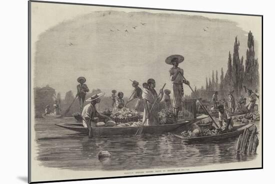 Mexican Indians Taking Fruit to Market-null-Mounted Giclee Print