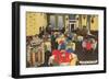 Mexican Inn Cafe, Retro-null-Framed Art Print