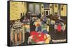 Mexican Inn Cafe, Retro-null-Framed Stretched Canvas
