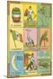 Mexican Loteria Cards-null-Mounted Art Print