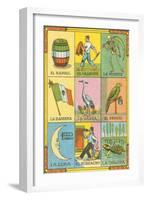 Mexican Loteria Cards-null-Framed Art Print