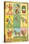 Mexican Loteria Cards-null-Stretched Canvas