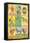 Mexican Loteria Cards-null-Framed Stretched Canvas