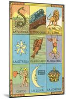 Mexican Loteria Cards-null-Mounted Art Print