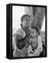 Mexican mother in California, 1935-Dorothea Lange-Framed Stretched Canvas