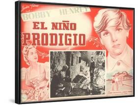 Mexican Movie Poster for the Prodigal Son-null-Framed Art Print