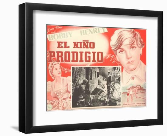 Mexican Movie Poster for the Prodigal Son-null-Framed Art Print