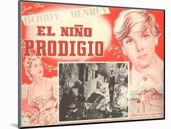 Mexican Movie Poster for the Prodigal Son-null-Mounted Art Print