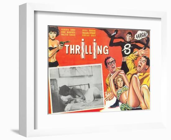 Mexican Movie Poster, Thrilling-null-Framed Art Print