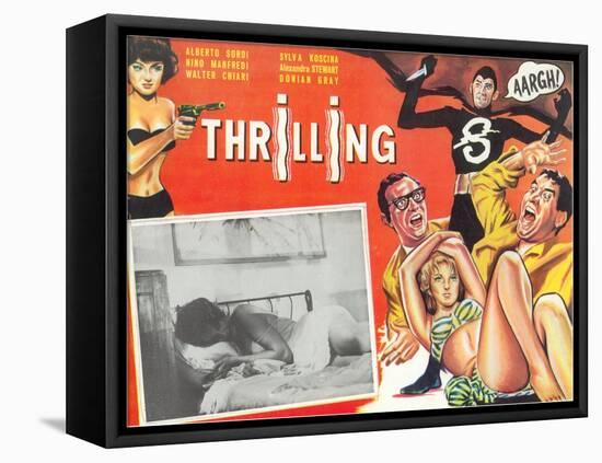 Mexican Movie Poster, Thrilling-null-Framed Stretched Canvas
