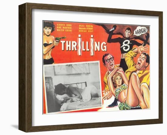 Mexican Movie Poster, Thrilling-null-Framed Art Print