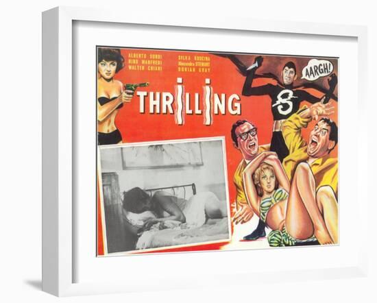 Mexican Movie Poster, Thrilling-null-Framed Art Print