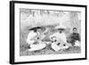 Mexican musicians playing guitars, c.1920-Hugo Brehme-Framed Photographic Print