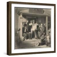 Mexican News, 1851-Richard Caton Woodville-Framed Giclee Print