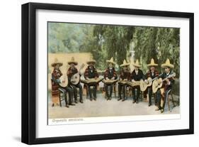 Mexican Orchestra-null-Framed Art Print