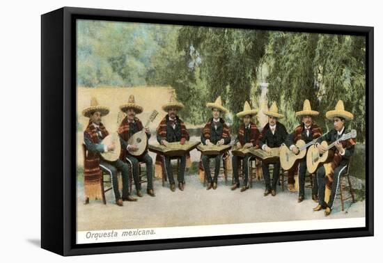 Mexican Orchestra-null-Framed Stretched Canvas