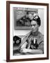 Mexican Painter Frida Kahlo (1907-1954) 1948-null-Framed Photo