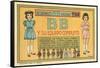 Mexican Paperdolls, Little Girls-null-Framed Stretched Canvas