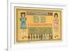 Mexican Paperdolls, Little Girls-null-Framed Premium Giclee Print