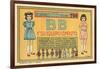 Mexican Paperdolls, Little Girls-null-Framed Art Print