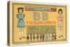 Mexican Paperdolls, Little Girls-null-Stretched Canvas