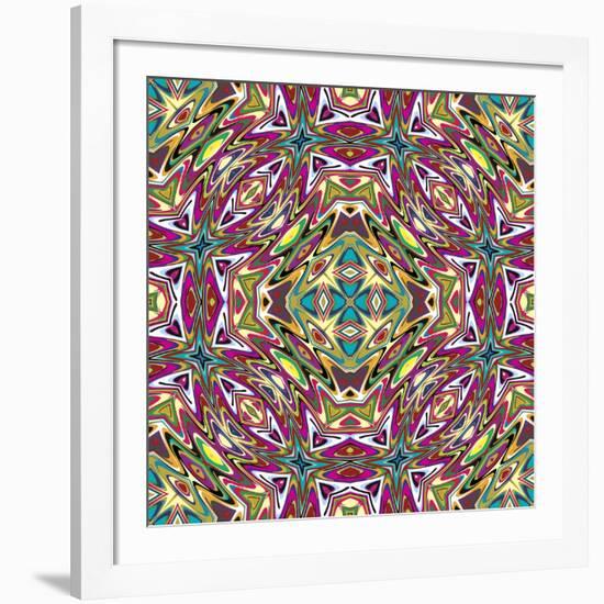 Mexican Pattern-Sangoiri-Framed Art Print