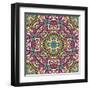 Mexican Pattern-Sangoiri-Framed Art Print