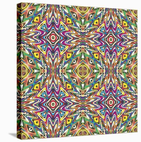 Mexican Pattern-Sangoiri-Stretched Canvas