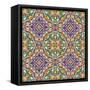 Mexican Pattern-Sangoiri-Framed Stretched Canvas