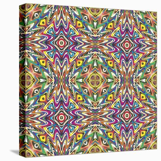 Mexican Pattern-Sangoiri-Stretched Canvas