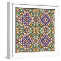 Mexican Pattern-Sangoiri-Framed Art Print