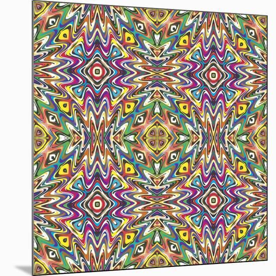 Mexican Pattern-Sangoiri-Mounted Art Print