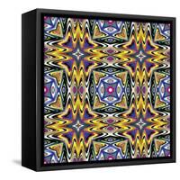 Mexican Pattern-Sangoiri-Framed Stretched Canvas