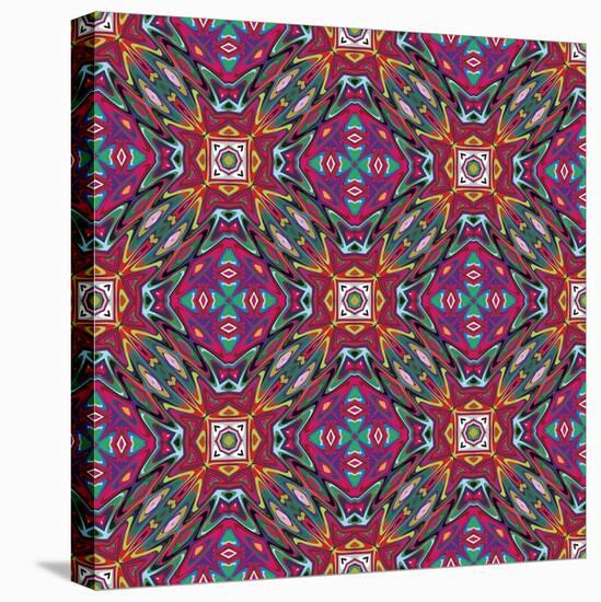 Mexican Pattern-Sangoiri-Stretched Canvas